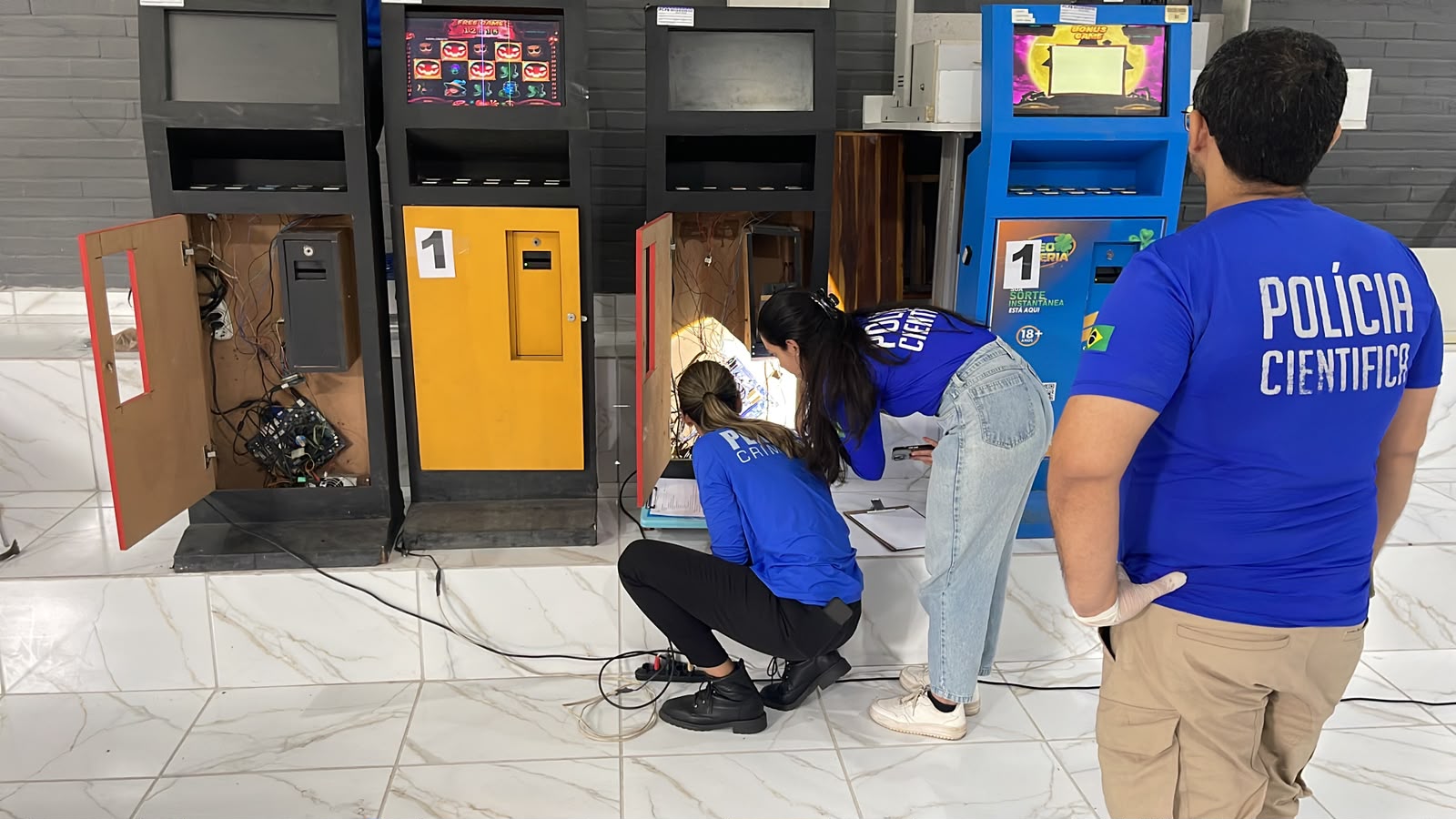 Operação "Caça-Níquel" apreende máquinas de jogos clandestinos no Brejo da Paraíba