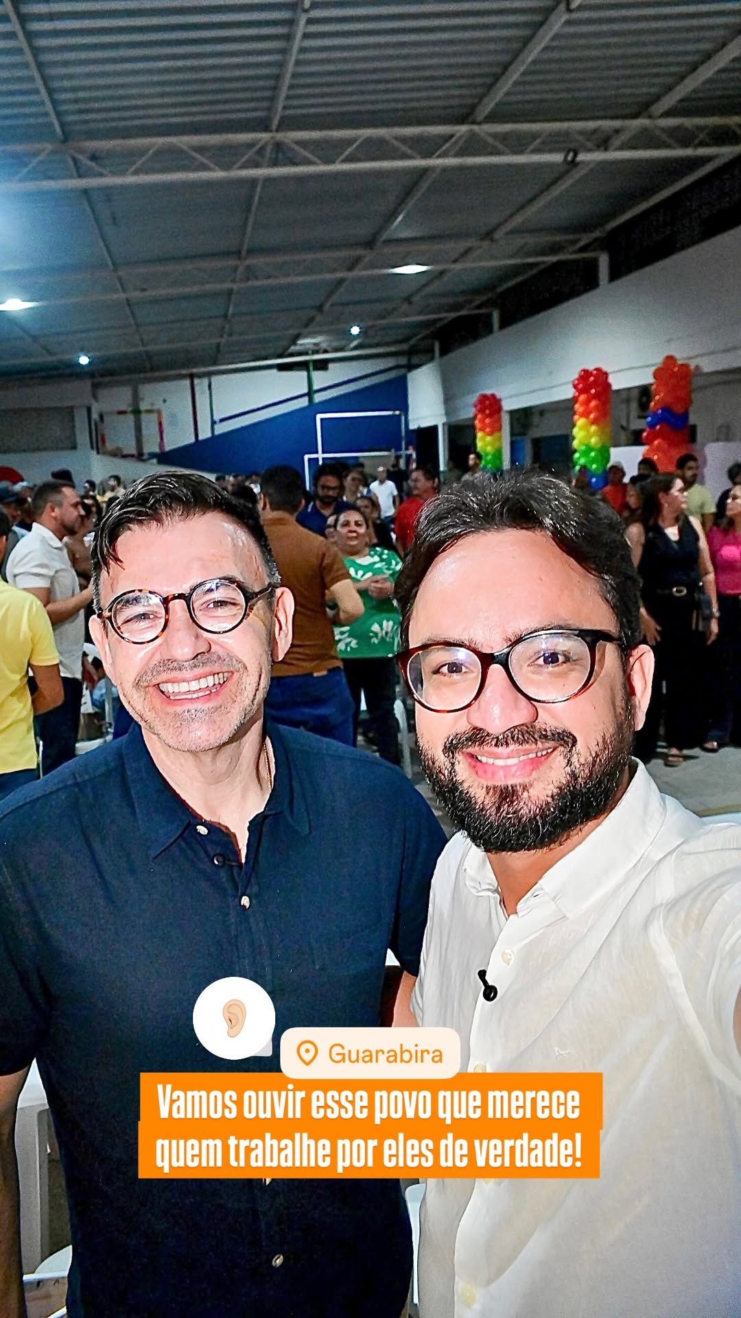 Tibério Limeira e Raniery Paulino realizam plenária em Guarabira