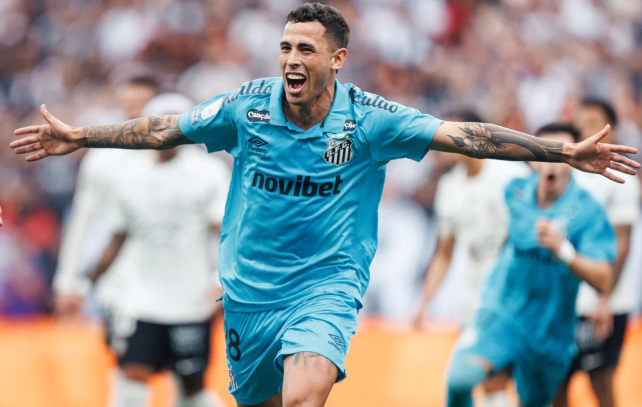 Santos vence Corinthians por 1 a 0 em clássico pelo Brasileirão