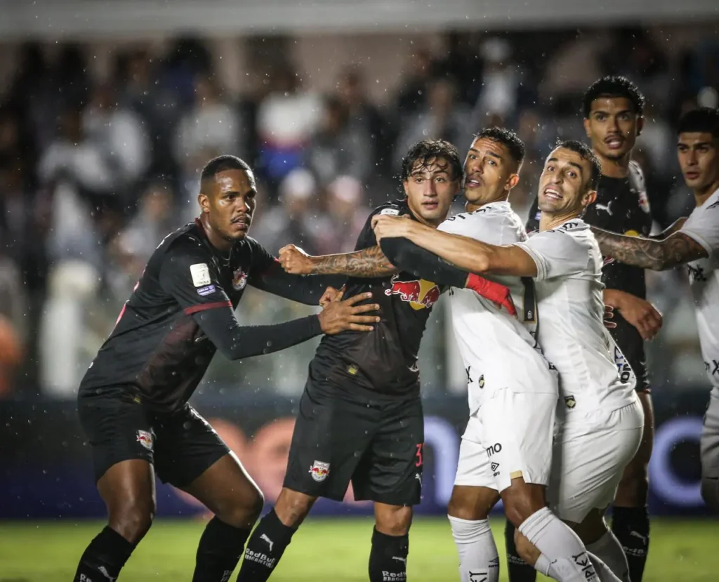 Santos vence Bragantino e encerra jejum no Brasileirão