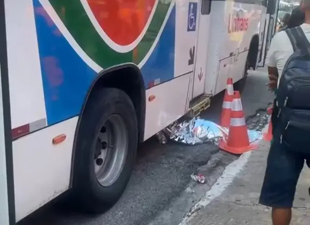 Pedestre morre após atropelamento por ônibus em Mangabeira