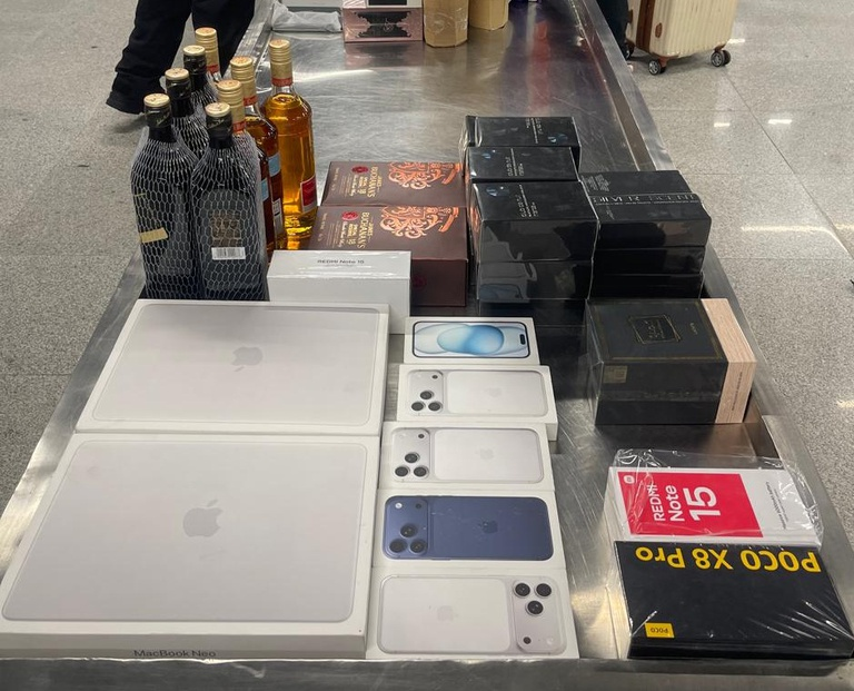 PF apreende produtos ilegais no Aeroporto de João Pessoa