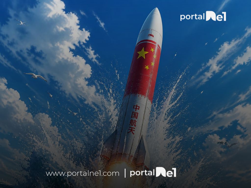 China realiza lançamento inédito de foguete comercial a partir do mar