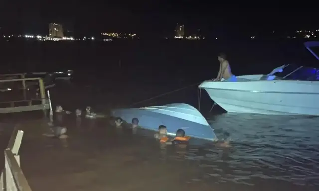 Lancha atinge píer no Rio Grande e deixa seis mortos