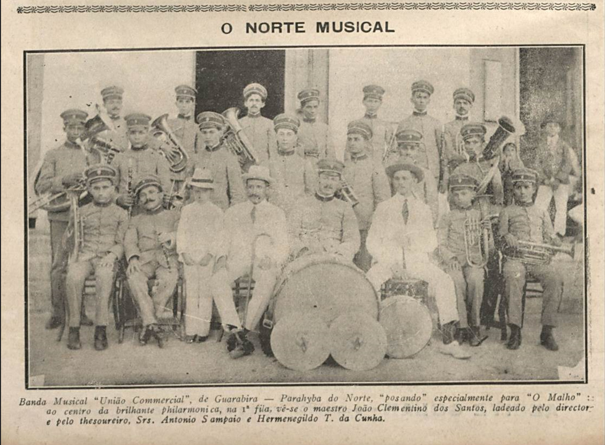 Notícias do Passado: A foto mais antiga de uma banda de música da cidade de Guarabira