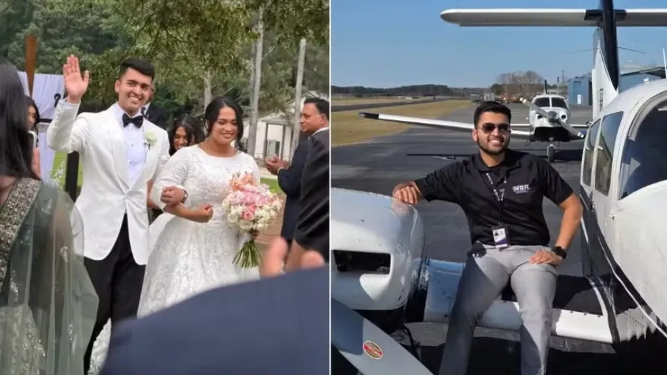 Noivo morre em queda de helicóptero após casamento nos EUA