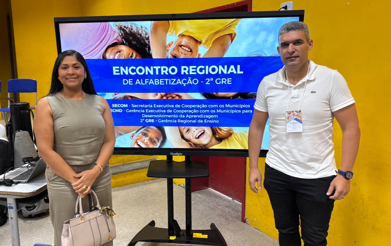 Prefeito de Lagoa de Dentro participa de encontro sobre alfabetização