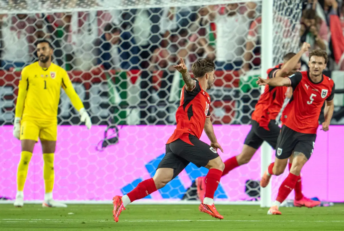 Áustria vence Jordânia e estreia com triunfo no Grupo J
