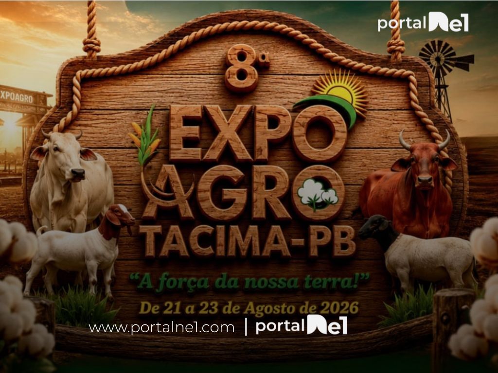 Expo Agro Tacima-PB reúne agronegócio, cultura e oportunidades entre os dias 21 e 23 de agosto