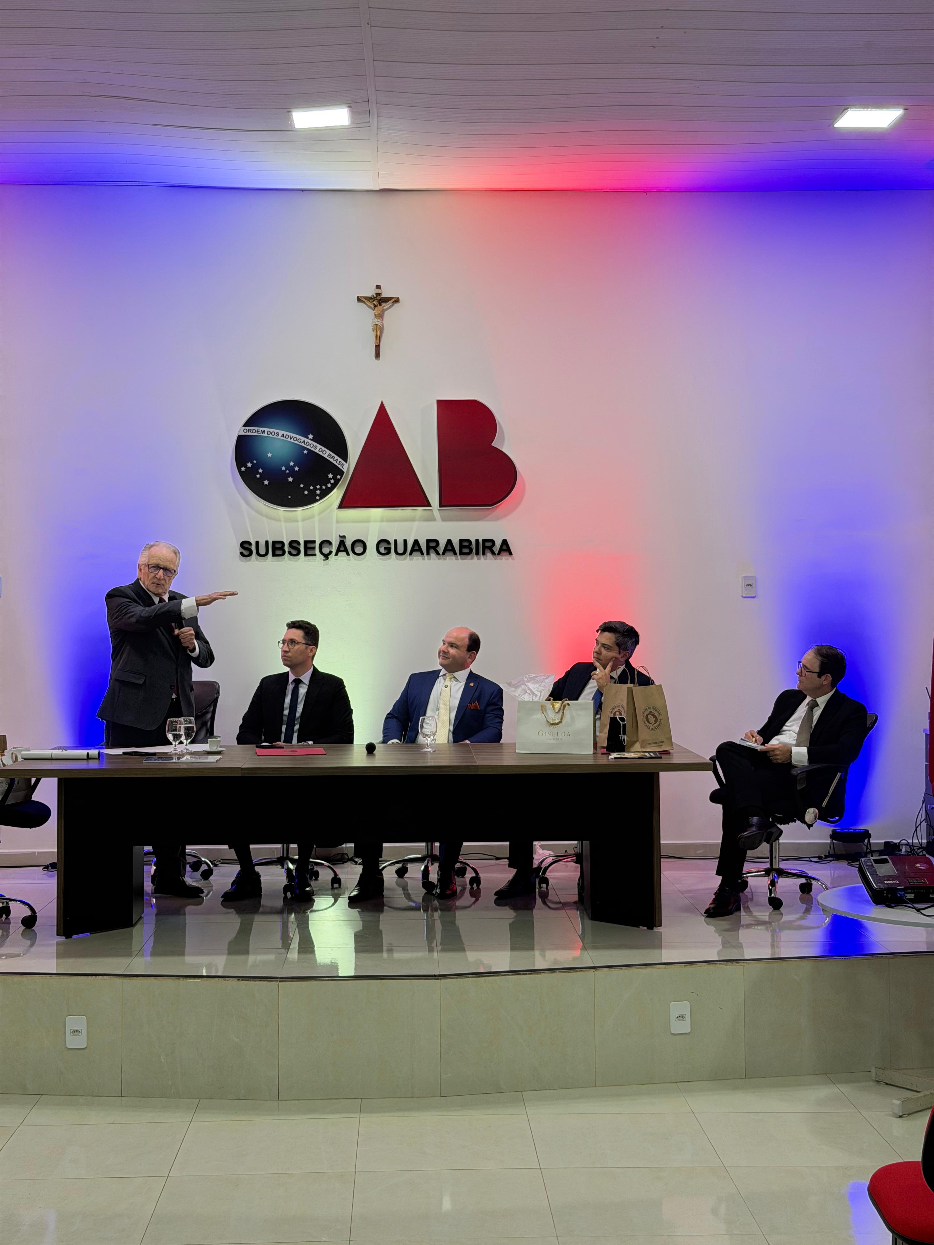 OAB Guarabira reúne grandes tribunos em palestra