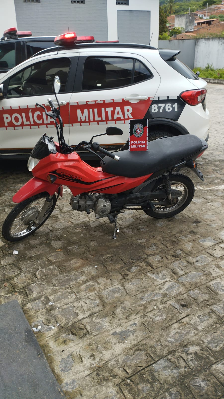 Polícia Militar recupera moto roubada e prende suspeito em Pirpirituba